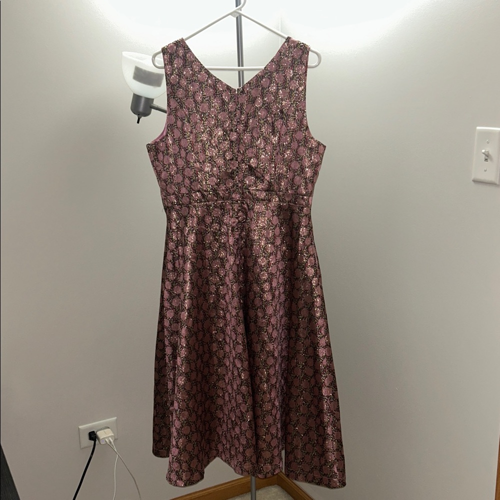 Modcloth Polka Dot Midi Dress - Picture 6 of 10